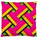 Pop Art Mosaic Large Flano Cushion Case (Two Sides) Front