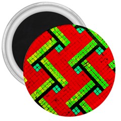 Pop Art Mosaic 3  Magnets by essentialimage365