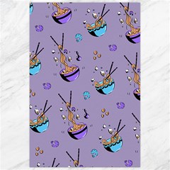 Japanese Ramen Sushi Noodles Rice Bowl Food Pattern Canvas 24  X 36  by DinzDas