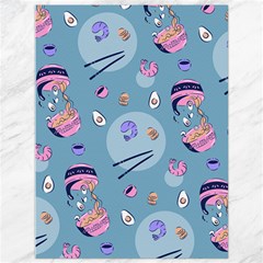Japanese Ramen Sushi Noodles Rice Bowl Food Pattern 2 Canvas 36  X 48  by DinzDas
