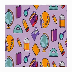 Back To School And Schools Out Kids Pattern Medium Glasses Cloth by DinzDas
