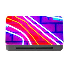 Pop Art Neon Lights Memory Card Reader With Cf by essentialimage365