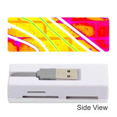 Pop Art Neon Wall Memory Card Reader (stick) by essentialimage365