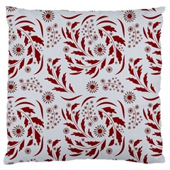 Folk Flowers Art Pattern Floral Abstract Surface Design  Seamless Pattern Large Flano Cushion Case (two Sides) by Eskimos