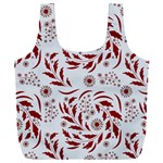Folk flowers art pattern Floral abstract surface design  Seamless pattern Full Print Recycle Bag (XXXL) Back