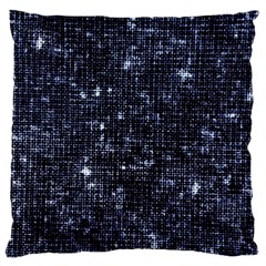 Geometric Dark Blue Abstract Print Pattern Standard Flano Cushion Case (one Side) by dflcprintsclothing