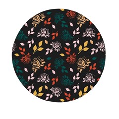 Rose Floral Mini Round Pill Box by tmsartbazaar