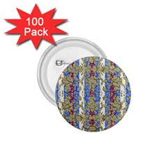 Ornament Striped Textured Colored Pattern 1 75  Buttons (100 Pack)  by dflcprintsclothing