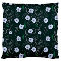 Folk Flowers Art Pattern Floral  Surface Design  Seamless Pattern Standard Flano Cushion Case (one Side) by Eskimos