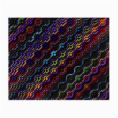 Dark Multicolored Mosaic Pattern Small Glasses Cloth (2 Sides) by dflcprintsclothing