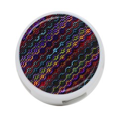 Dark Multicolored Mosaic Pattern 4-port Usb Hub (two Sides) by dflcprintsclothing
