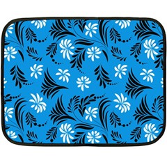 Folk Flowers Art Pattern Floral  Surface Design  Seamless Pattern Fleece Blanket (mini) by Eskimos