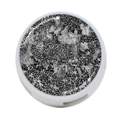 Grey And White Grunge Camouflage Abstract Print 4-port Usb Hub (one Side) by dflcprintsclothing