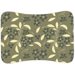 Folk Flowers Art Pattern  Velour Seat Head Rest Cushion by Eskimos
