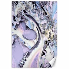 Landslide Baby Blue Canvas 12  X 18  by MRNStudios
