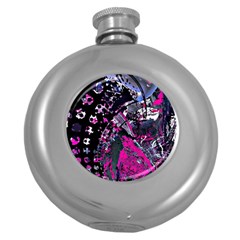 Rollercoaster Round Hip Flask (5 Oz) by MRNStudios