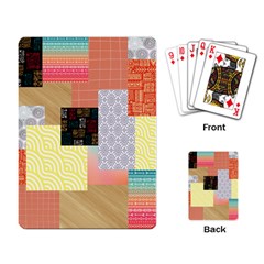 Tribal Mosaic Print Playing Cards Single Design (rectangle) by designsbymallika