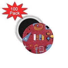 50s 1 75  Magnets (100 Pack)  by NerdySparkleGoth