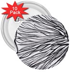 Monochrome Module 3  Buttons (10 pack)  Front