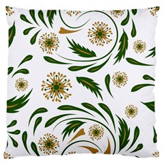 Folk Flowers Pattern Floral Surface Design Standard Flano Cushion Case (two Sides) by Eskimos