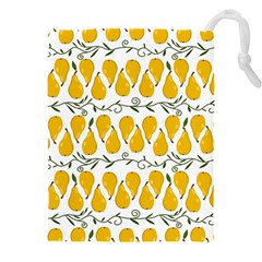 Juicy Yellow Pear Drawstring Pouch (5xl) by SychEva