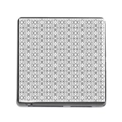 Modern Tribal Black And White Ornate Stripes Memory Card Reader (square 5 Slot) by dflcprintsclothing