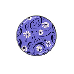 Folk Flowers Pattern  Hat Clip Ball Marker (4 Pack) by Eskimos
