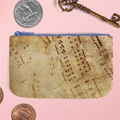 Music-melody-old-fashioned Large Coin Purse by Sapixe