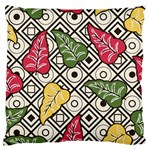 Leaves Foliage Batik Seamless Standard Flano Cushion Case (One Side) Front