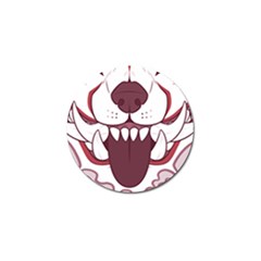 Kitsune Mask Golf Ball Marker (10 Pack) by mindnmint