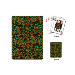 Love Forest Filled With Respect And The Flower Power Of Colors Playing Cards Single Design (mini) by pepitasart