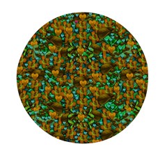 Love Forest Filled With Respect And The Flower Power Of Colors Mini Round Pill Box (pack Of 3) by pepitasart