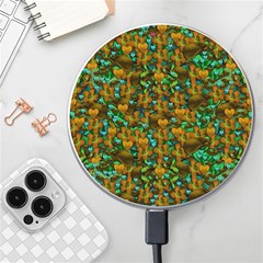 Love Forest Filled With Respect And The Flower Power Of Colors Wireless Charger by pepitasart