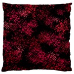 Red Abstraction Large Flano Cushion Case (Two Sides) Back