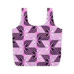 Abstract Full Print Recycle Bag (M) Back