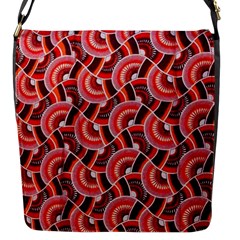 Digital Waves Flap Closure Messenger Bag (s) by Sparkle