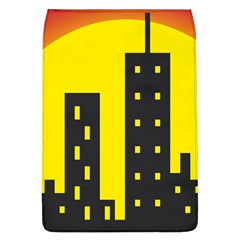 Skyline-city-building-sunset Removable Flap Cover (l) by Sudhe
