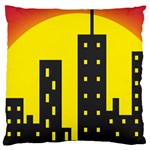 Skyline-city-building-sunset Standard Flano Cushion Case (Two Sides) Front