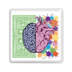 Brain-heart-balance-emotion Memory Card Reader (square) by Sudhe