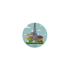 Paris-france-french-europe-travel 1  Mini Buttons by Sudhe