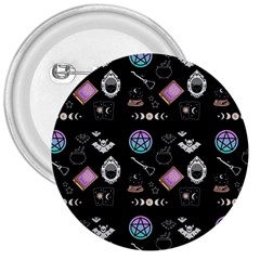 Pastel Goth Witch 3  Buttons by NerdySparkleGoth