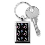 Pastel Goth Witch Key Chain (Rectangle) Front