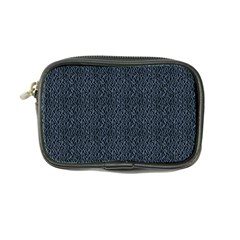 Blue Stripes On Dark Background Coin Purse by SychEva