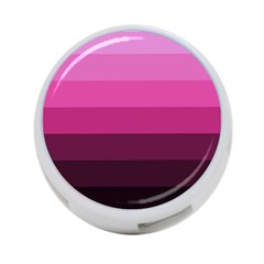 Pink Gradient Stripes 4-port Usb Hub (one Side) by Dazzleway