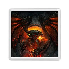 Dragon Fire Fantasy Art Memory Card Reader (square) by Sudhe