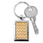 Pattern-carrot-pattern-carrot-print Key Chain (Rectangle) Front