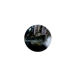 Sea-island-castle-landscape 1  Mini Buttons by Sudhe