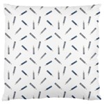 Gray Pencils On A Light Background Large Flano Cushion Case (Two Sides) Front