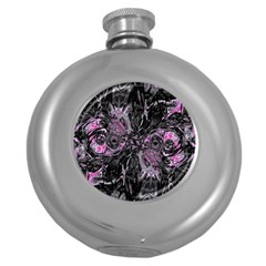 Punk Cyclone Round Hip Flask (5 Oz) by MRNStudios