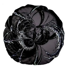 Satellite Large 18  Premium Flano Round Cushions by MRNStudios
